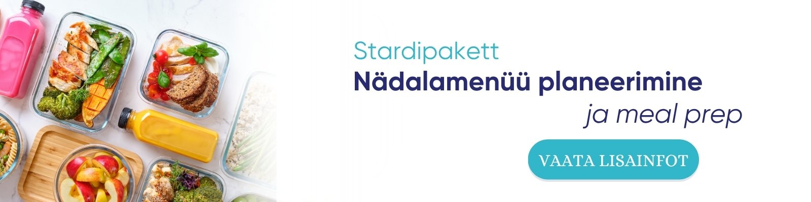 Nädalamenüü planeerimine ja meal prep.