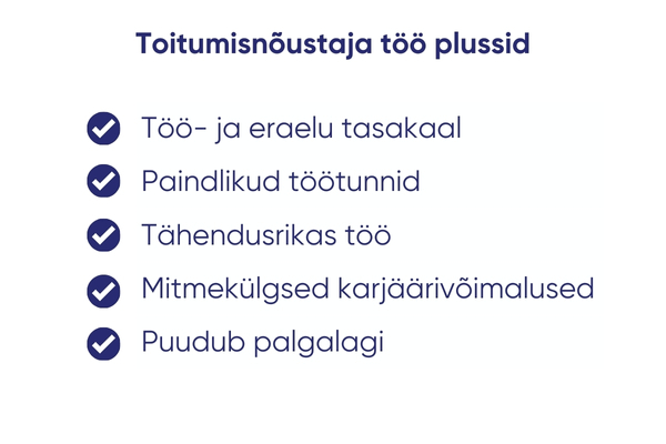 Toitumisnõustaja töö plussid